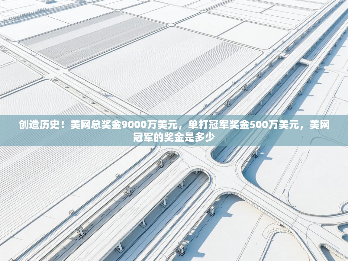 乐动体育平台-创造历史!美网总奖金9000万美元,单打冠军奖金500万美元,美网冠军的奖金是多少