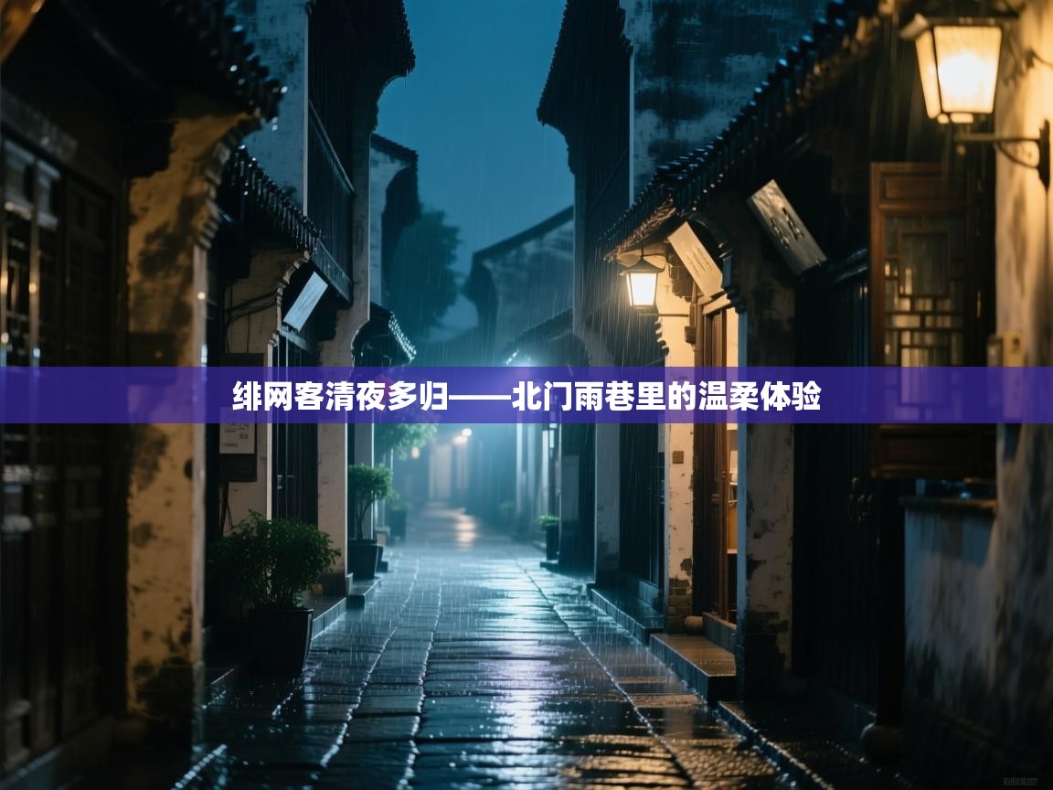 乐动体育赞助商-绯网客清夜多归——北门雨巷里的温柔体验